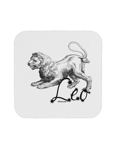 Leo Illustration Coaster-Coasters-TooLoud-White-Davson Sales