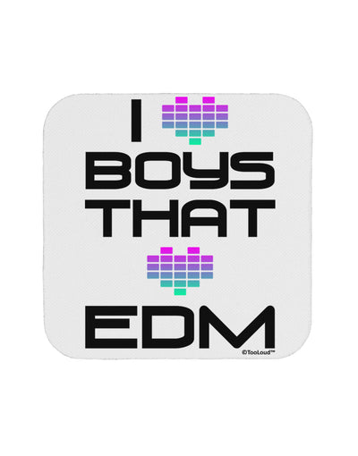 I Heart Boys That Heart EDM Coaster-Coasters-TooLoud-White-Davson Sales