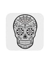 Version 10 Grayscale Day of the Dead Calavera Coaster-Coasters-TooLoud-White-Davson Sales