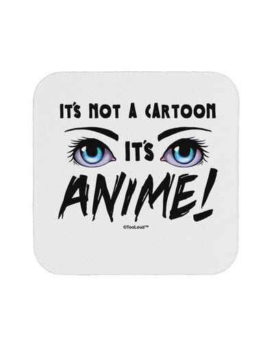 Not A Cartoon Eyes Blue Coaster by TooLoud-Coasters-TooLoud-1-Davson Sales