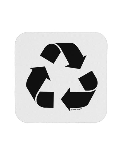 Recycle Black and White Coaster by TooLoud-Coasters-TooLoud-White-Davson Sales