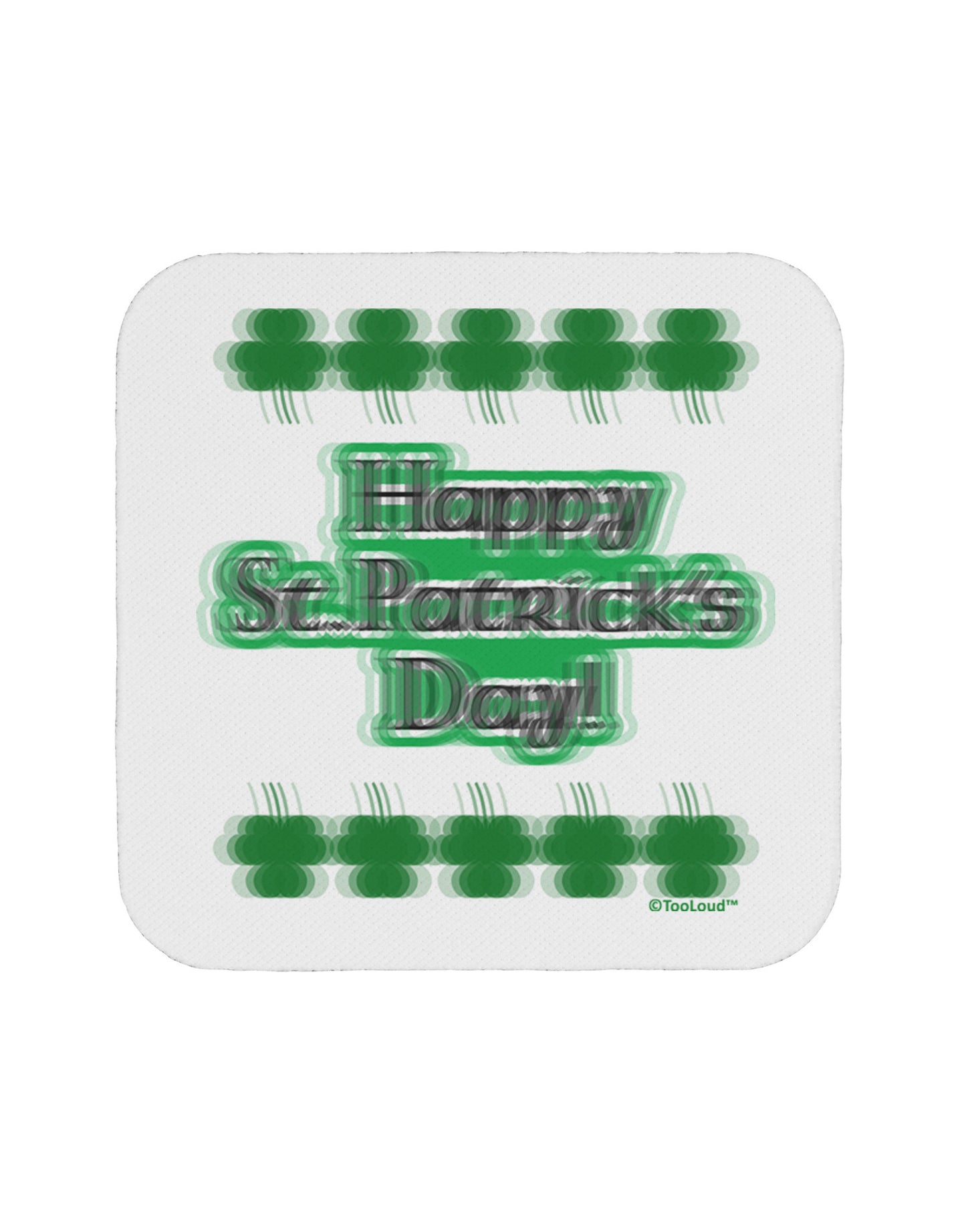 Seeing Double St. Patrick's Day Coaster-Coasters-TooLoud-1-Davson Sales