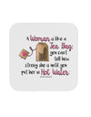 Woman Like A Tea Bag Eleanor R Coaster