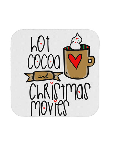 TooLoud Hot Cocoa and Christmas Movies Coaster-Coasters-TooLoud-1 Piece-Davson Sales