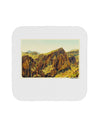 Arizona Mountains Watercolor Coaster-Coasters-TooLoud-White-Davson Sales