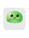 Cute RPG Slime - Green Coaster by TooLoud-Coasters-TooLoud-White-Davson Sales