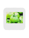 Watercolor Green Tomatoes Coaster-Coasters-TooLoud-White-Davson Sales