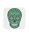 Version 5 Green Day of the Dead Calavera Coaster-Coasters-TooLoud-White-Davson Sales