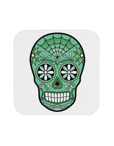 Version 5 Green Day of the Dead Calavera Coaster-Coasters-TooLoud-White-Davson Sales