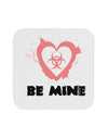 Be Mine - Bio Hazard Heart Coaster by TooLoud-Coasters-TooLoud-White-Davson Sales