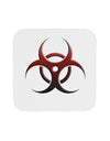 Biohazard Symbol Red Stone - Apocalypse Coaster-Coasters-TooLoud-White-Davson Sales