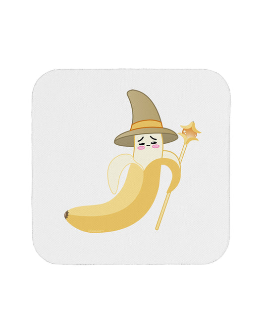 Ben Banana Wizard - Cute Fruit Halloween Coaster-Coasters-TooLoud-White-Davson Sales