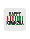 Happy Kwanzaa Candles Coaster-Coasters-TooLoud-1-Davson Sales