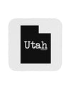 Utah - United States Shape Coaster by TooLoud-Coasters-TooLoud-White-Davson Sales