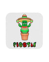 Fiesta Cactus Poncho Text Coaster by TooLoud-Coasters-TooLoud-1-Davson Sales