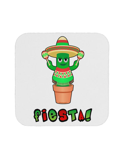 Fiesta Cactus Poncho Text Coaster by TooLoud-Coasters-TooLoud-1-Davson Sales