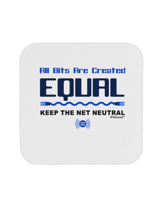 All Bits Are Created Equal - Net Neutrality Coaster-Coasters-TooLoud-White-Davson Sales