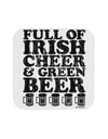 Full of Irish Cheer and Green Beer Coaster by TooLoud-Coasters-TooLoud-White-Davson Sales