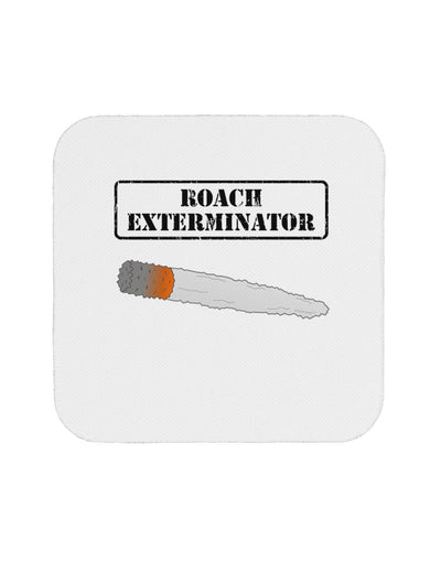 Roach Exterminator - Marijuana Coaster-Coasters-TooLoud-White-Davson Sales