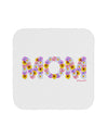 Mom Flowers Design Coaster by TooLoud-Coasters-TooLoud-White-Davson Sales