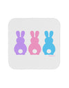 Three Easter Bunnies - Pastels Coaster by TooLoud-Coasters-TooLoud-White-Davson Sales