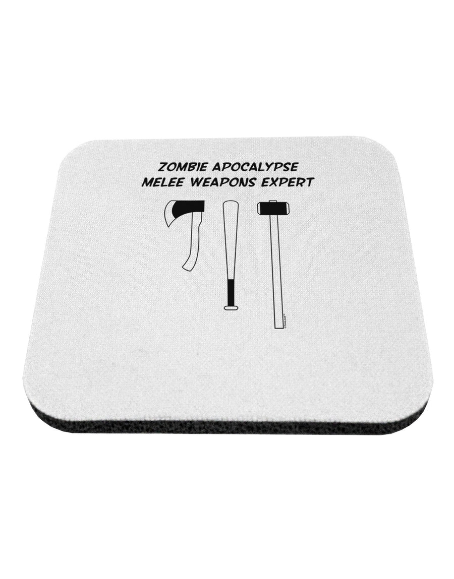 Zombie Apocalypse Melee Weapons Expert Coaster-Coasters-TooLoud-White-Davson Sales