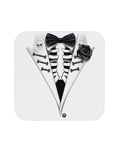 Skeleton Tuxedo Halloween Coaster-Coasters-TooLoud-White-Davson Sales