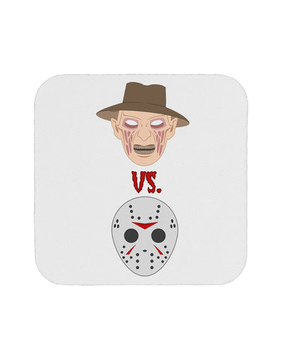 Scary Face Versus Scary Face - Halloween Coaster-Coasters-TooLoud-White-Davson Sales