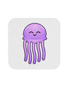 Cute Jellyfish Coaster by TooLoud-Coasters-TooLoud-White-Davson Sales