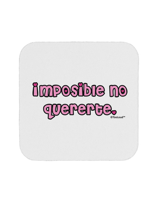 Imposible No Quererte Coaster by TooLoud-Coasters-TooLoud-White-Davson Sales