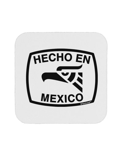 Hecho en Mexico Eagle Symbol with Text Coaster by TooLoud-Coasters-TooLoud-White-Davson Sales