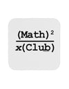 Math Club Coaster by TooLoud-Coasters-TooLoud-White-Davson Sales