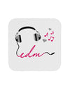 EDM Cord Pink Coaster-Coasters-TooLoud-White-Davson Sales