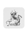 Taurus Illustration Coaster-Coasters-TooLoud-White-Davson Sales