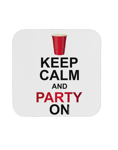 Keep Calm - Party Beer Coaster-Coasters-TooLoud-1-Davson Sales