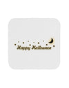 Happy Halloween Crescent Moon and Stars Coaster-Coasters-TooLoud-White-Davson Sales