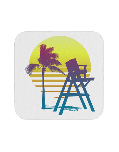 LA Beach Silhouette Letters Coaster-Coasters-TooLoud-1-Davson Sales