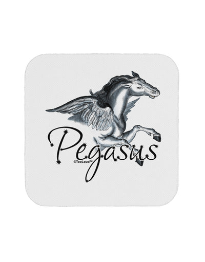 Pegasus Color Illustration Coaster-Coasters-TooLoud-White-Davson Sales