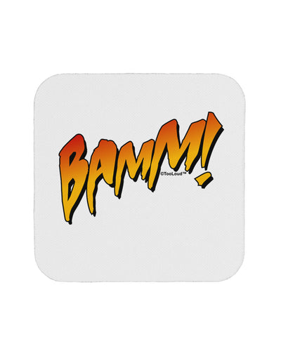 Onomatopoeia BAMM Coaster-Coasters-TooLoud-White-Davson Sales