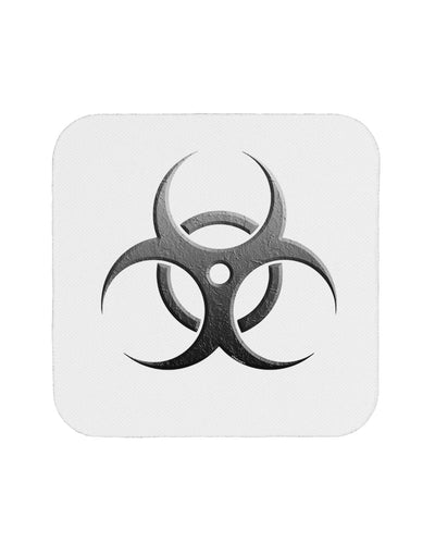 Biohazard Symbol Grey Stone - Apocalypse Coaster-Coasters-TooLoud-White-Davson Sales