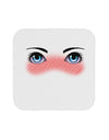 Blushing Anime Eyes Coaster by TooLoud-Coasters-TooLoud-1-Davson Sales