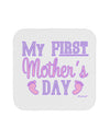 My First Mother's Day - Baby Feet - Pink Coaster by TooLoud-Coasters-TooLoud-White-Davson Sales