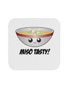 Miso Tasty - Cute Miso Soup Bowl Coaster by TooLoud-Coasters-TooLoud-White-Davson Sales