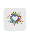 Heart Paint Splatter Coaster-Coasters-TooLoud-1-Davson Sales