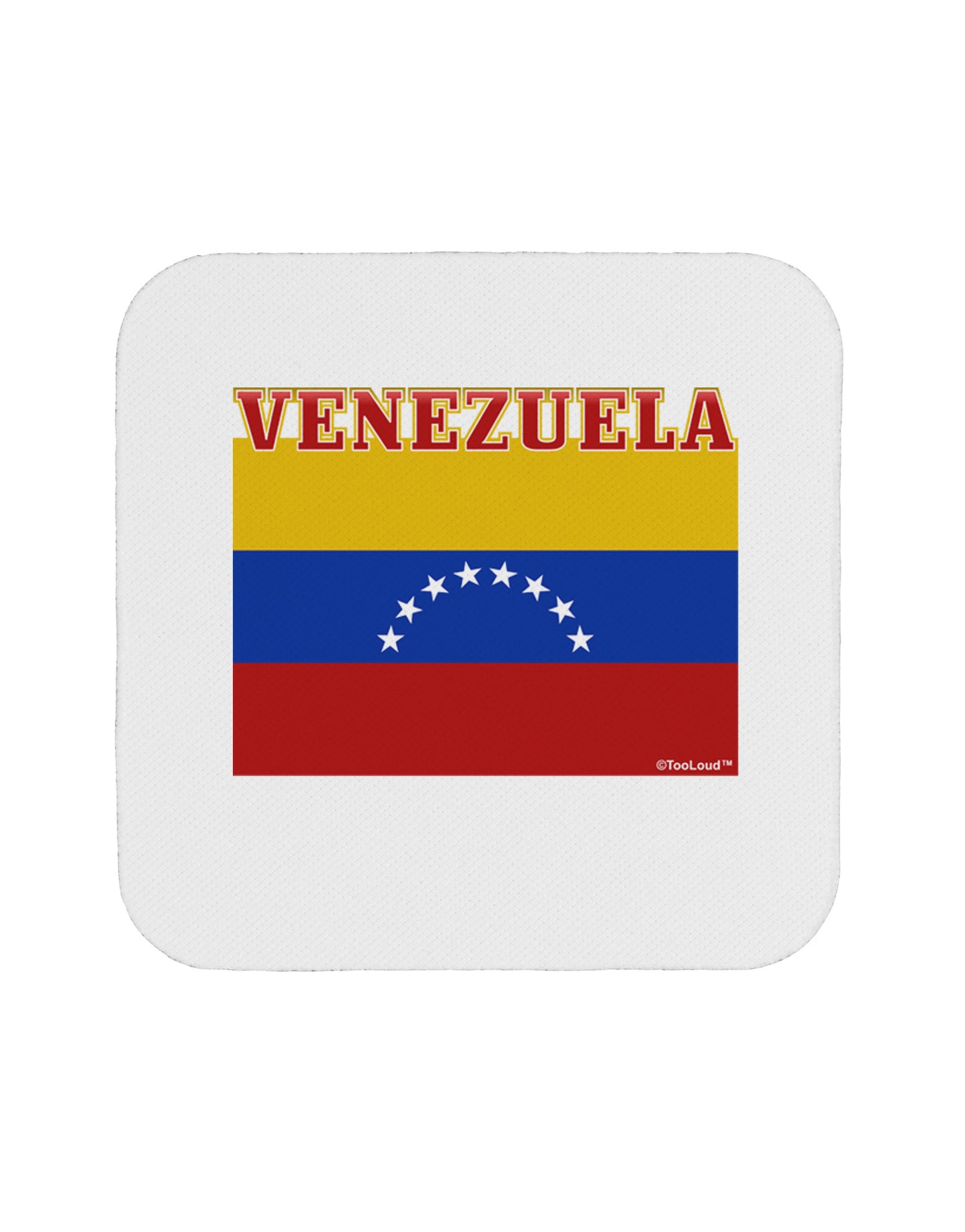 Venezuela Flag Coaster-Coasters-TooLoud-1-Davson Sales