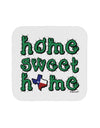 Home Sweet Home - Texas - Cactus and State Flag Coaster by TooLoud-Coasters-TooLoud-White-Davson Sales