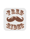 Free Mustache Rides Coaster-Coasters-TooLoud-White-Davson Sales