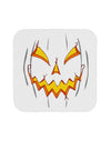 Scary Glow Evil Jack O Lantern Pumpkin Coaster-Coasters-TooLoud-White-Davson Sales