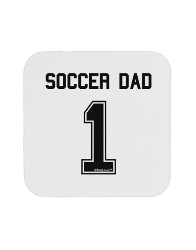 Soccer Dad Jersey Coaster by TooLoud-Coasters-TooLoud-White-Davson Sales