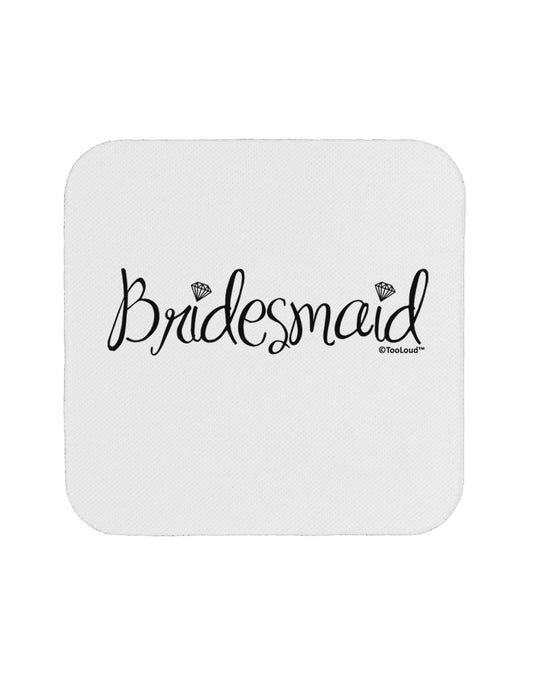Bridesmaid Design - Diamonds Coaster-Coasters-TooLoud-White-Davson Sales